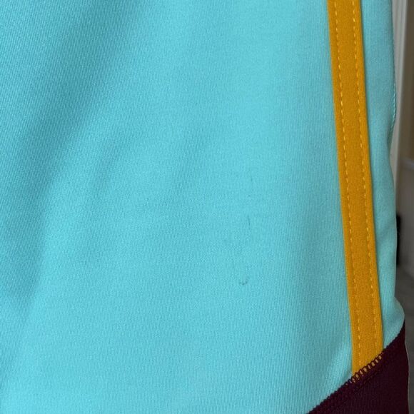 NWT Kimberly C Tri-Color Performance Sheer Panel Leggings Size L #284 - Picture 10 of 11